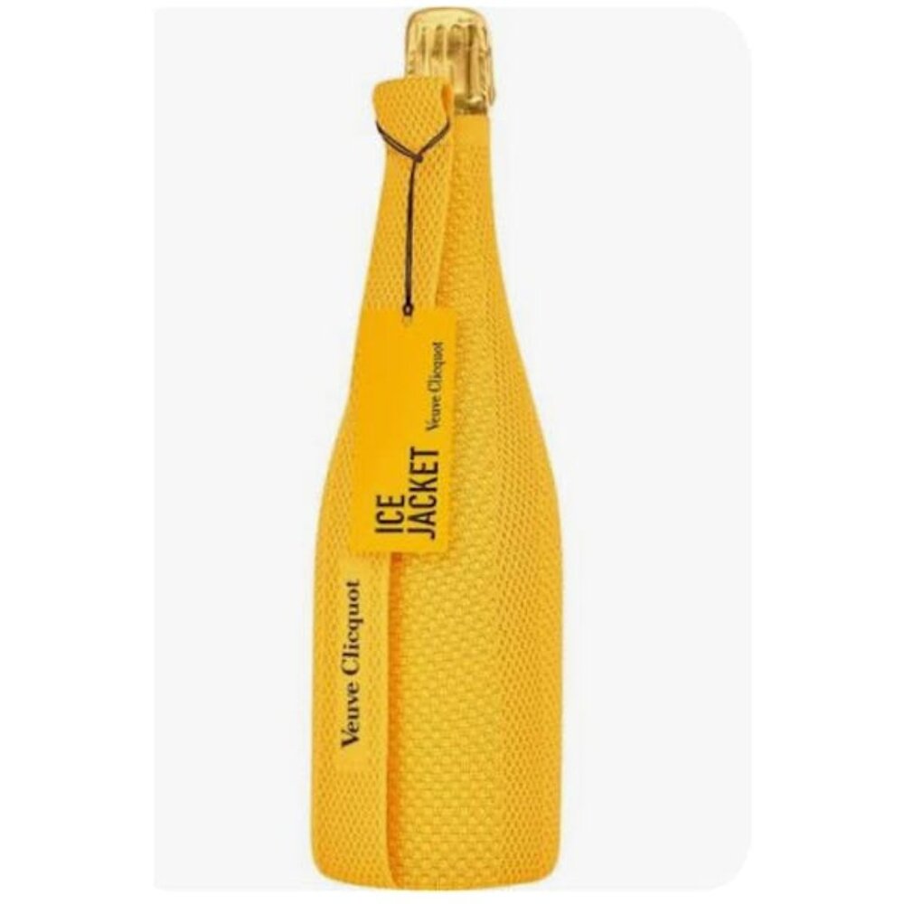 Veuve Clicquot "Ice Jacket" Champagne Bottle Sleeve in Bright Yellow, One Size